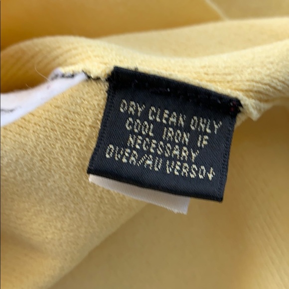 Yellow sweater. Listed as petite size 2-4 - Picture 6 of 7